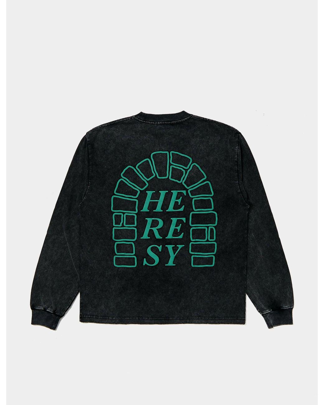 Heresy Black Arch Long Sleeve T-Shirt for men