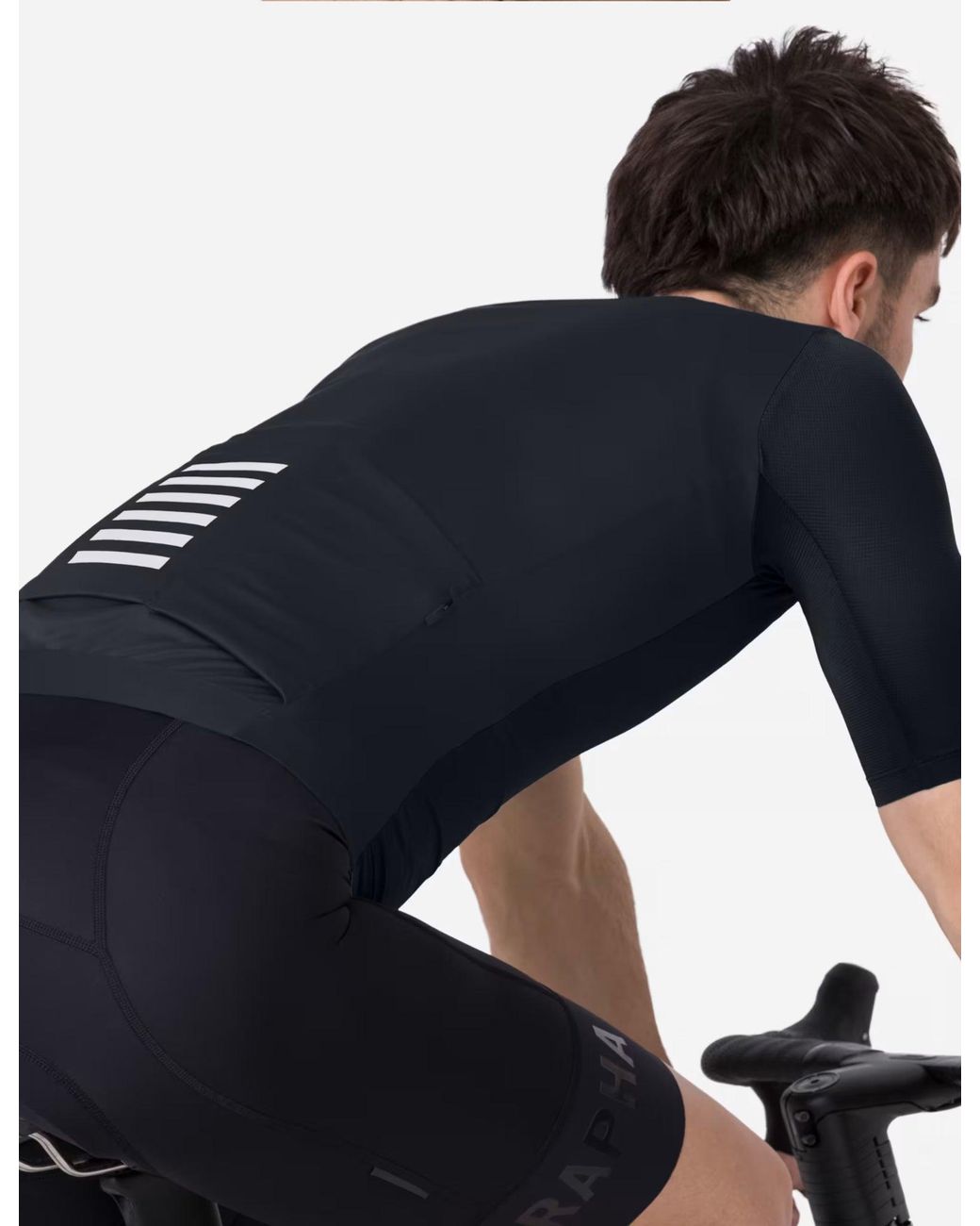 Rapha Black Pro Team Training Jersey for men