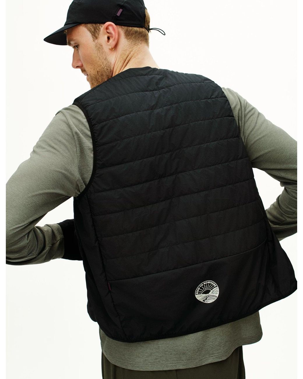 Pas Normal Studios Black Balance Insulated Vest for men