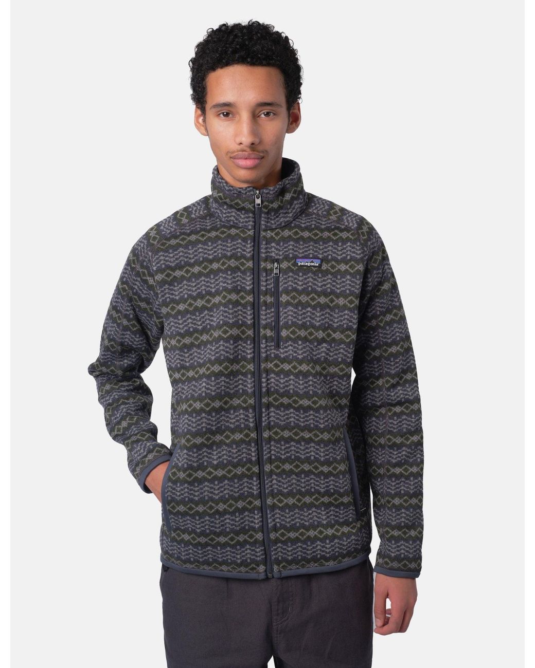 Patagonia Gray Better Sweater Jacket for men
