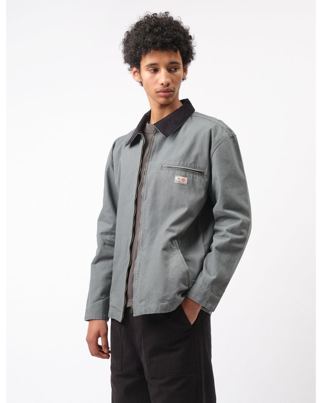 BHODE Gray Mechanics Jacket Canvas for men