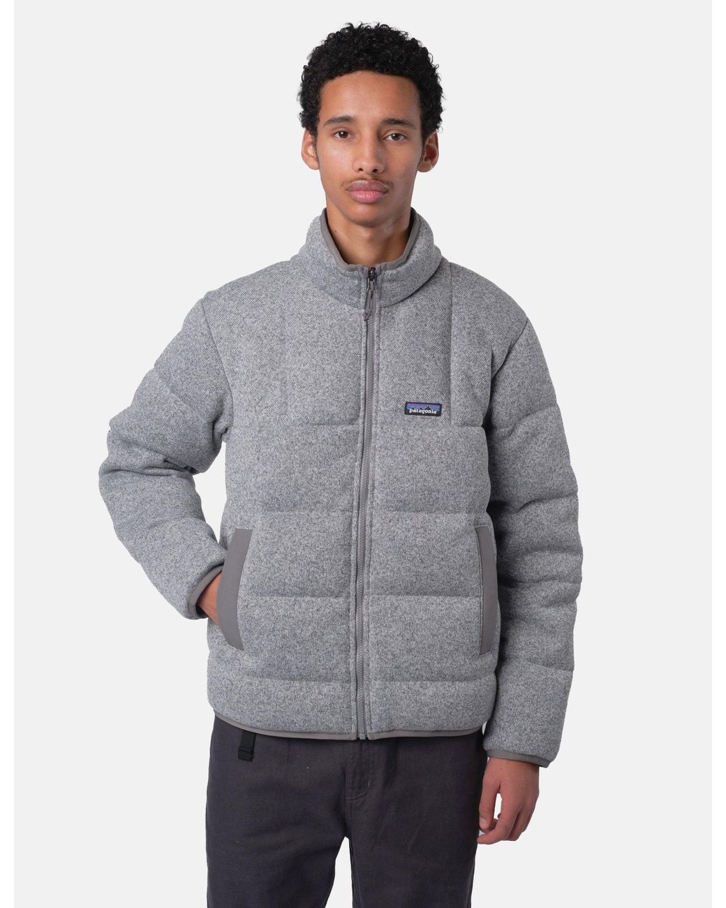 Patagonia Gray Reversible Down Better Sweater Jacket for men