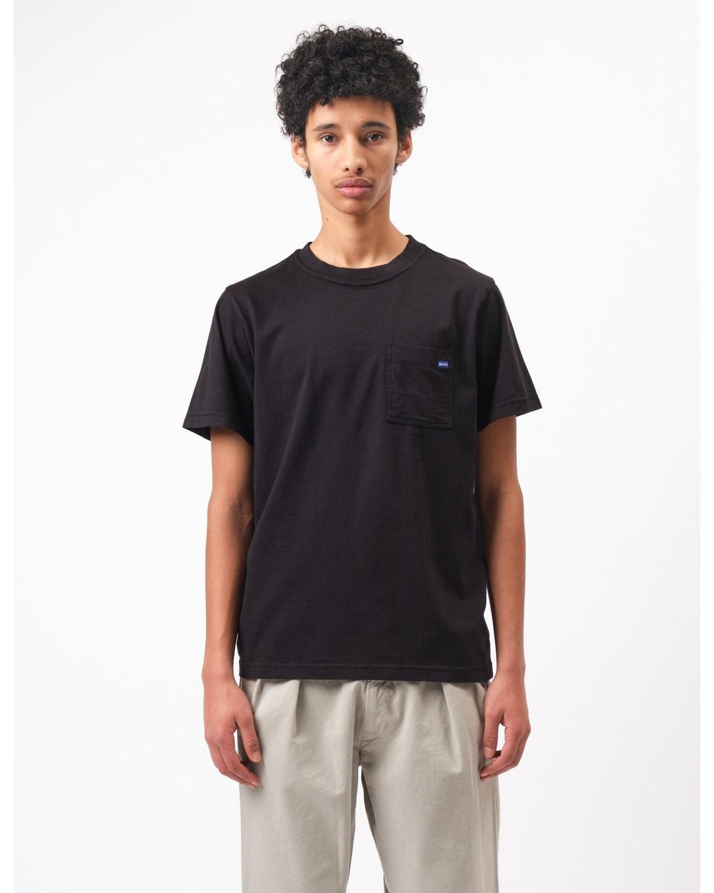 BHODE Black Everyday Pocket T-Shirt for men