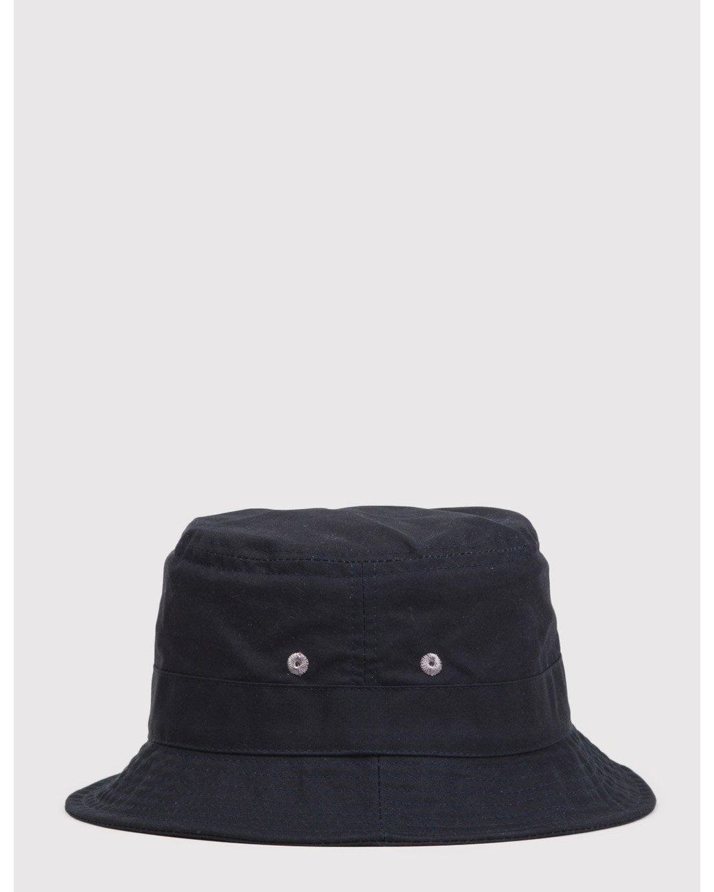 Universal Works Blue Dry Wax Bucket Hat for men