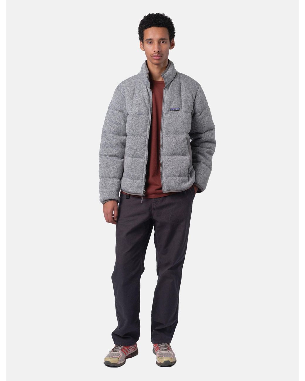 Patagonia Gray Reversible Down Better Sweater Jacket for men