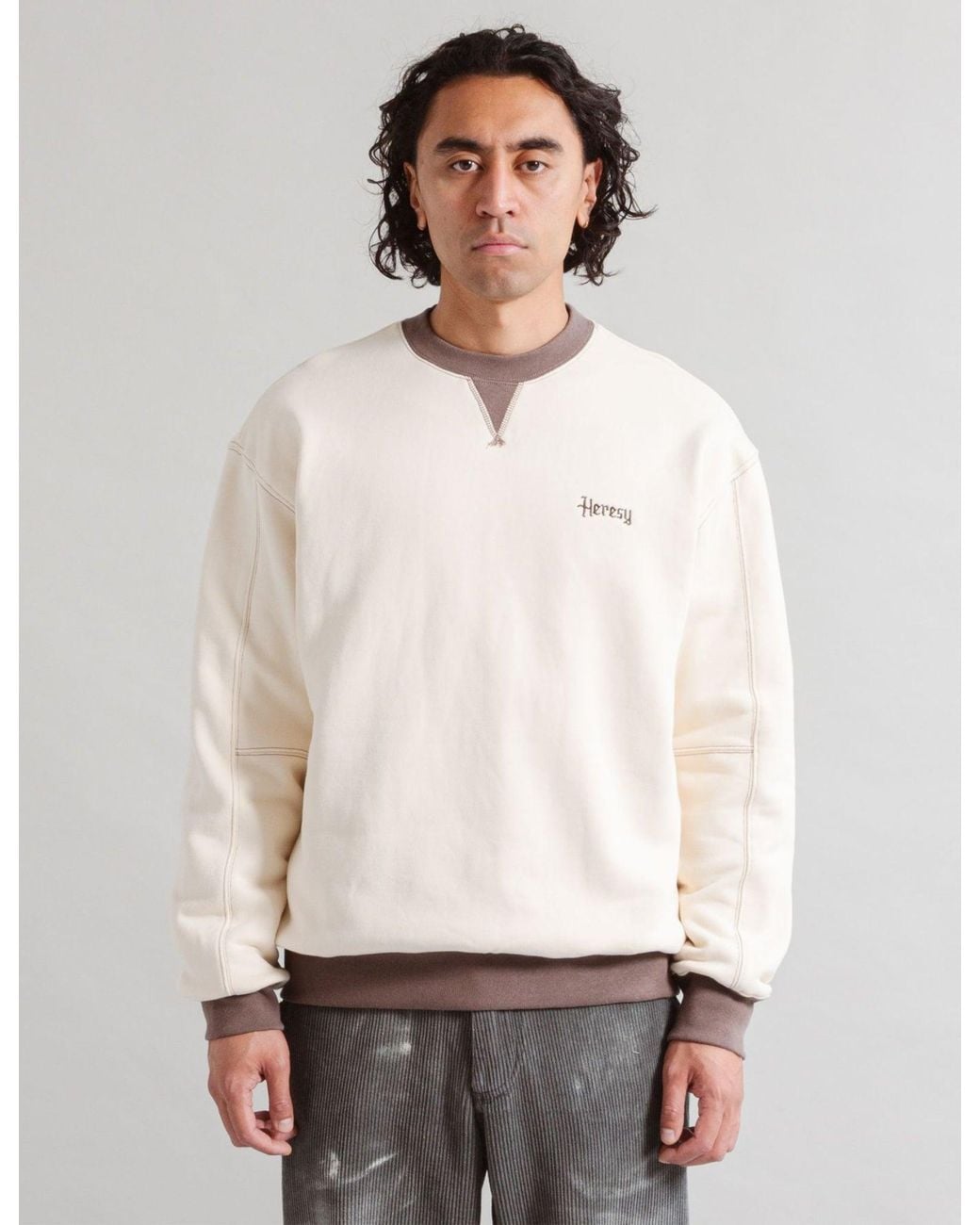 Heresy Natural Panel Sweatshirt for men