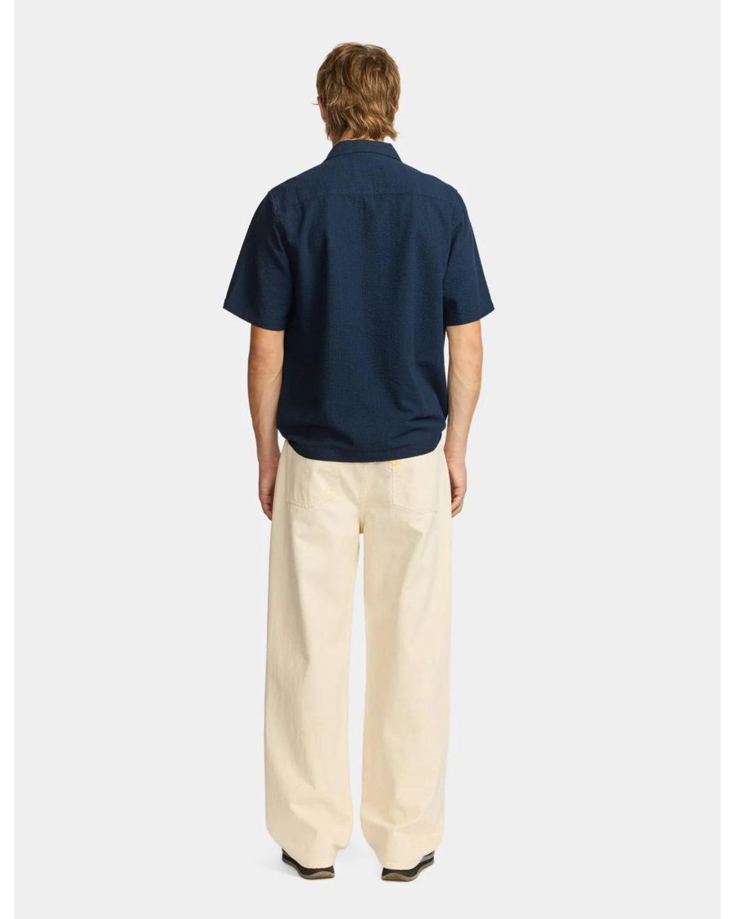 Larriet Blue Kendalls Short Sleeve Shirt for men