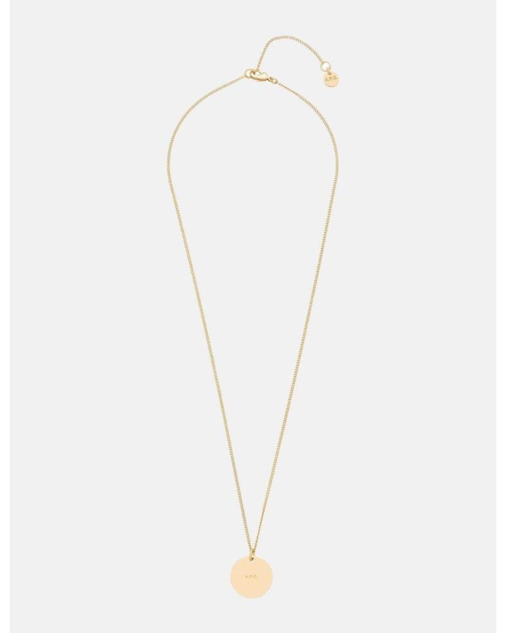 A.P.C. White Eloi Necklace for men