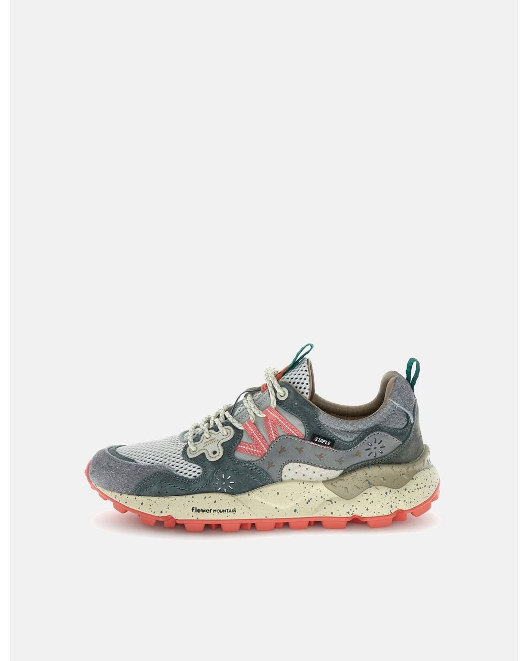 Flower Mountain Blue Yamano 3 Shoes (Uni Suede/Mesh) for men