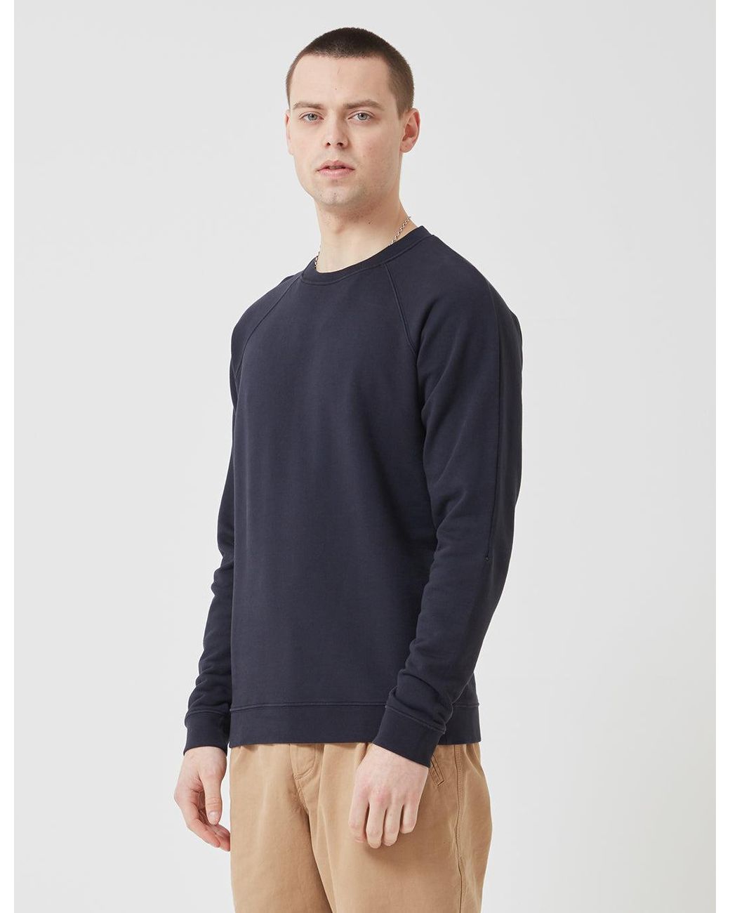 Folk Blue Folk Rivet Sweatshirt for men