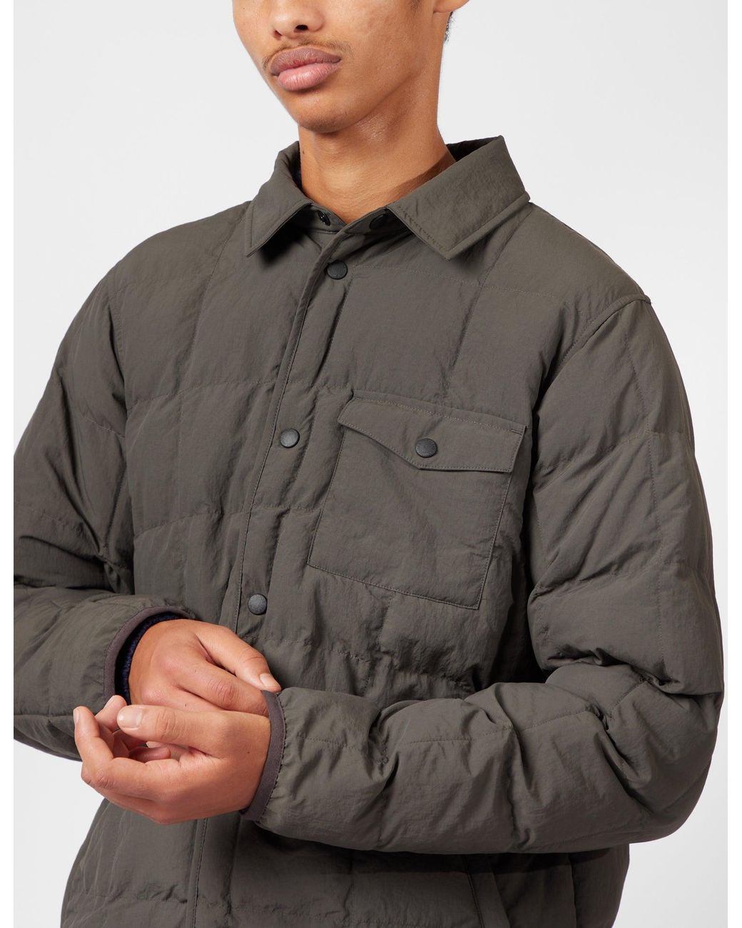 FINISTERRE Gray Lapwing Shirt Jacket for men