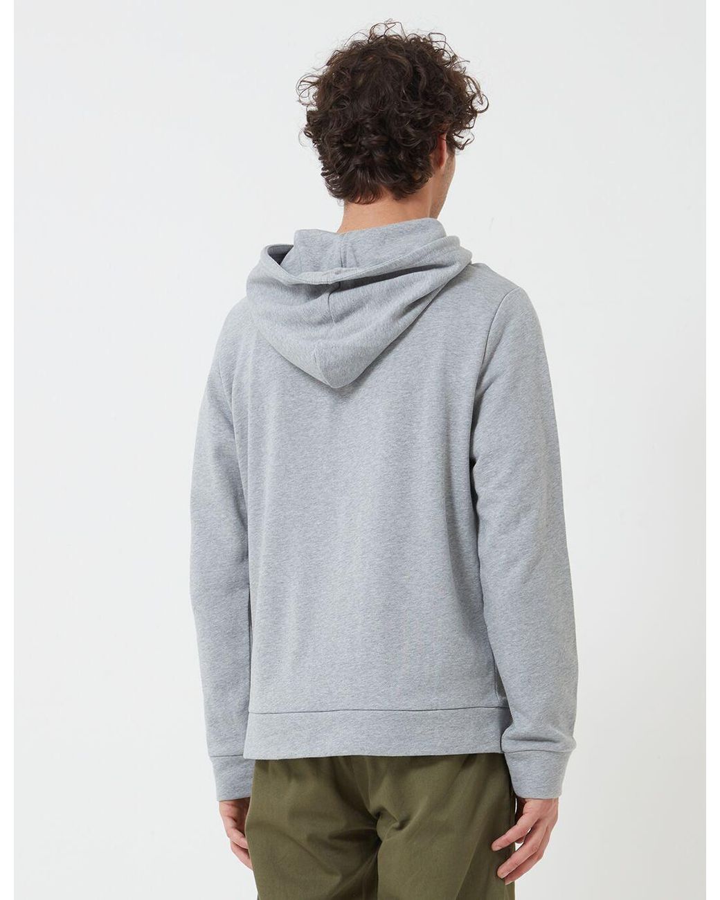 A.P.C. Gray Stamp Hoodie for men