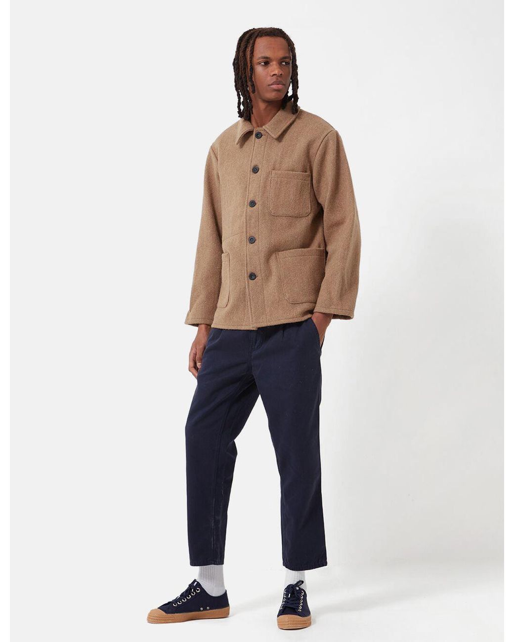 Le Laboureur Natural Wool Work Jacket for men