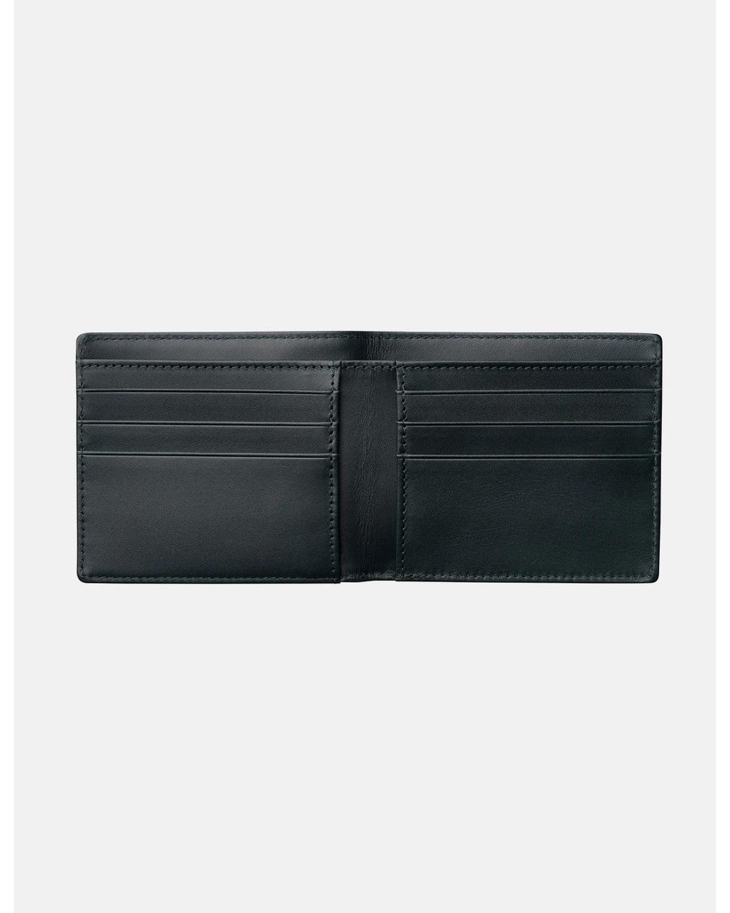 A.P.C. Black Aly Logo Wallet for men