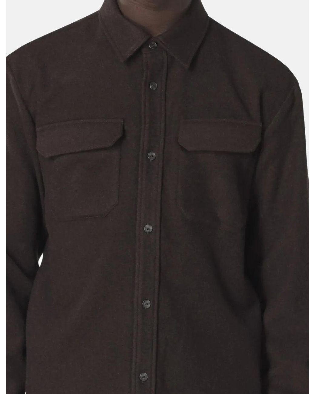 A.P.C. Black Heat Overshirt for men