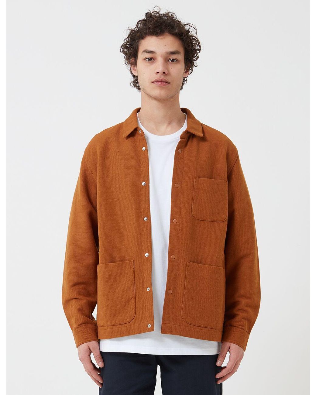 Folk Brown Folk Assembly Jacket for men