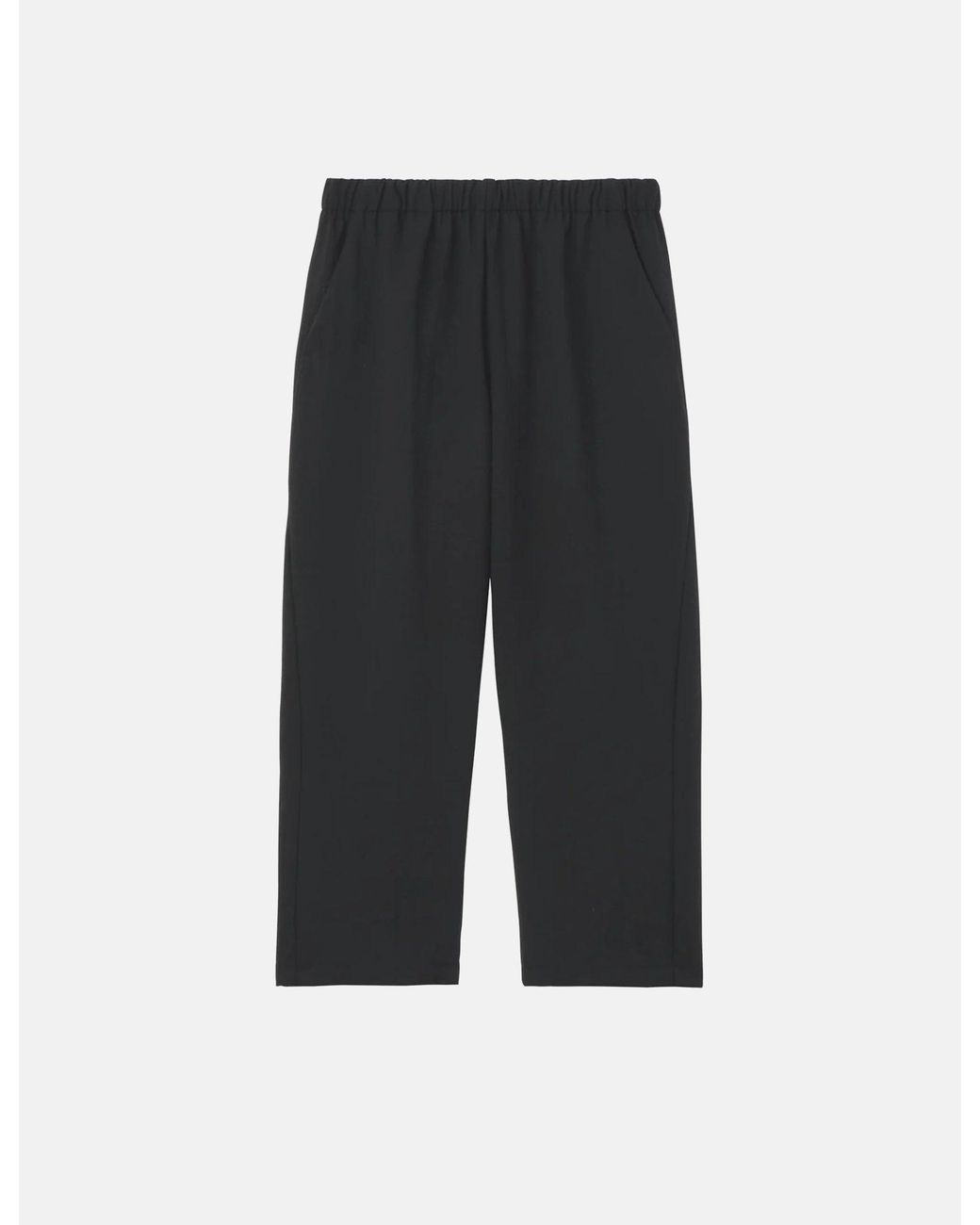 Goldwin Black Wide Leg Easy Pants for men