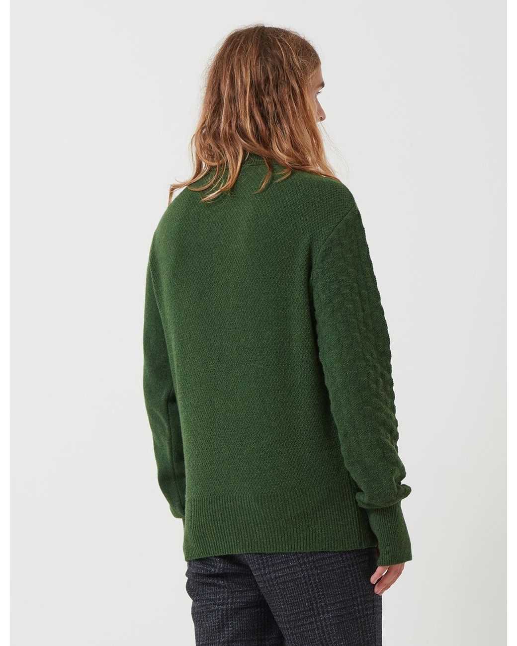 Oliver Spencer Green Talbot Roll Neck for men