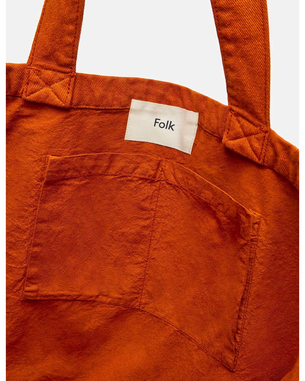 Folk Red Folk Tote Bag for men