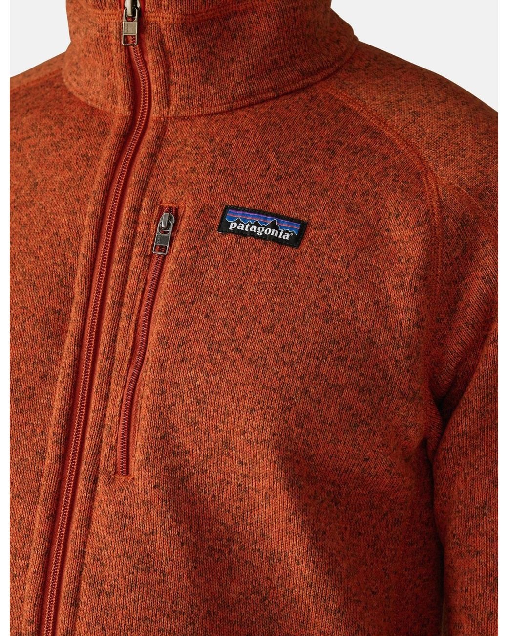 Patagonia Orange Better Sweater Jacket for men