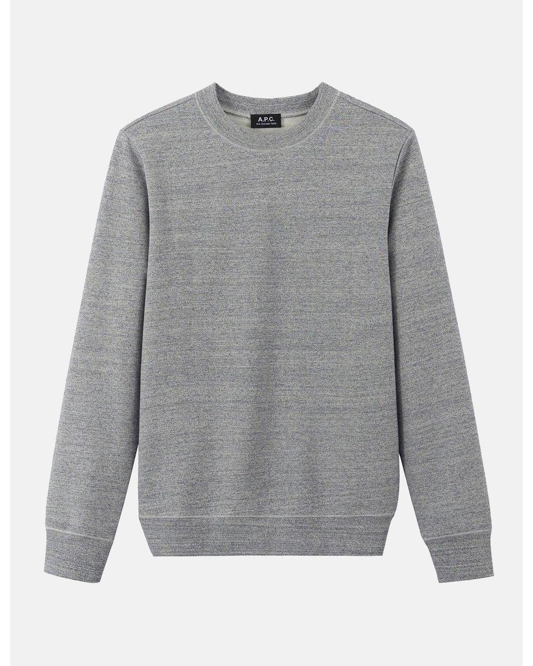 A.P.C. Gray Mecano Sweatshirt for men