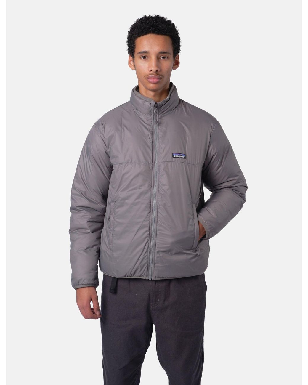 Patagonia Gray Reversible Down Better Sweater Jacket for men