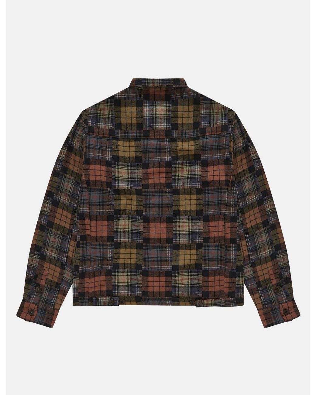 YMC Brown Bowling Shirt (Check) for men