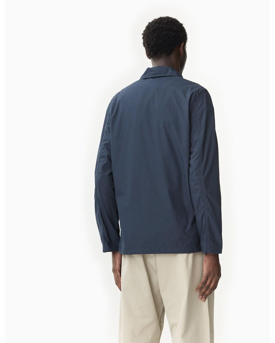 Universal Works Blue Bakers C Jacket (Recycled Poly) for men