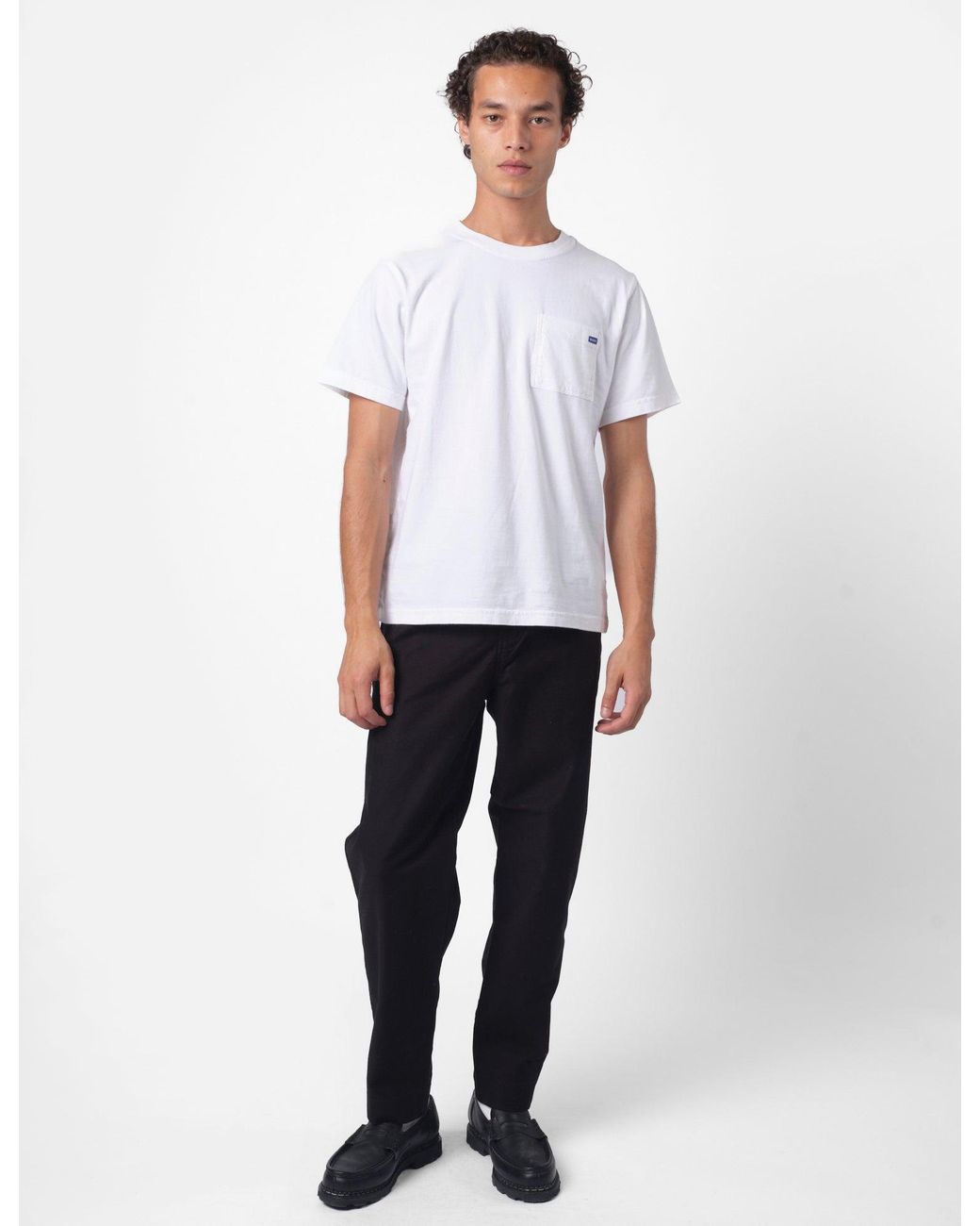 Folk Black Signal Slub Pant for men