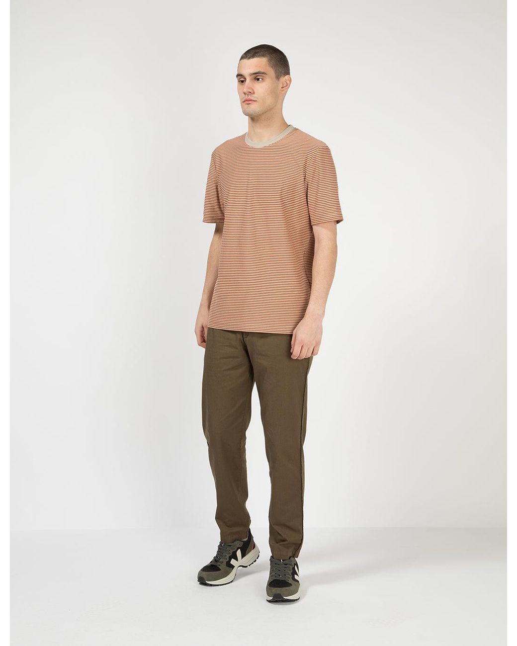 Folk Natural Folk Draw Cord Trousers (Loose Cropped) for men