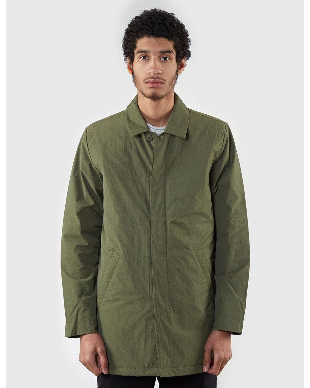 Folk Green Folk Shell Mac for men