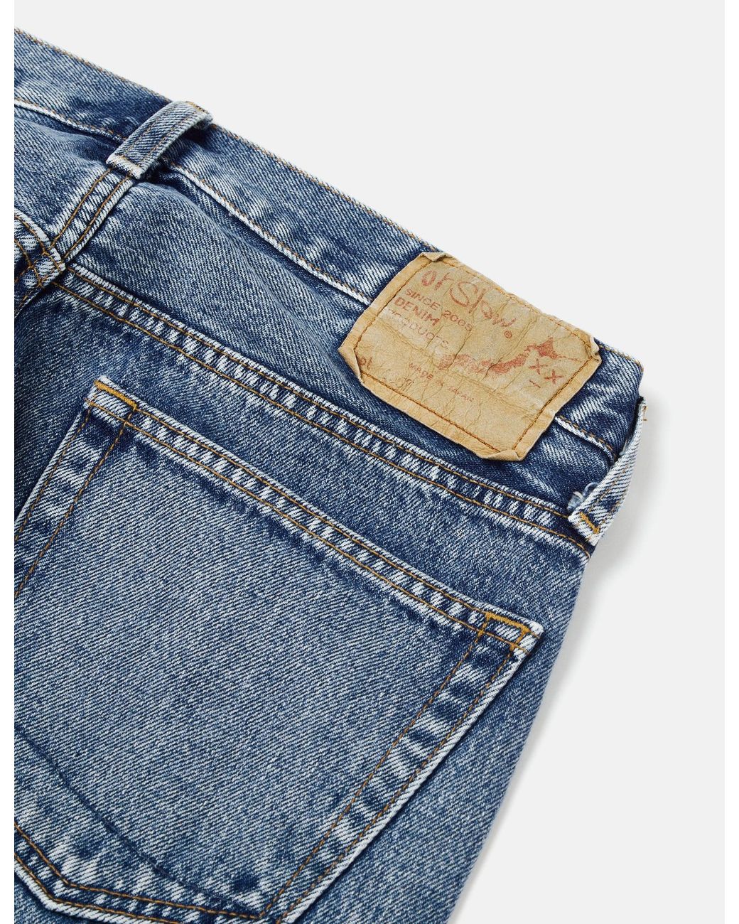 Orslow Blue 105 90's Denim Used Jeans for men