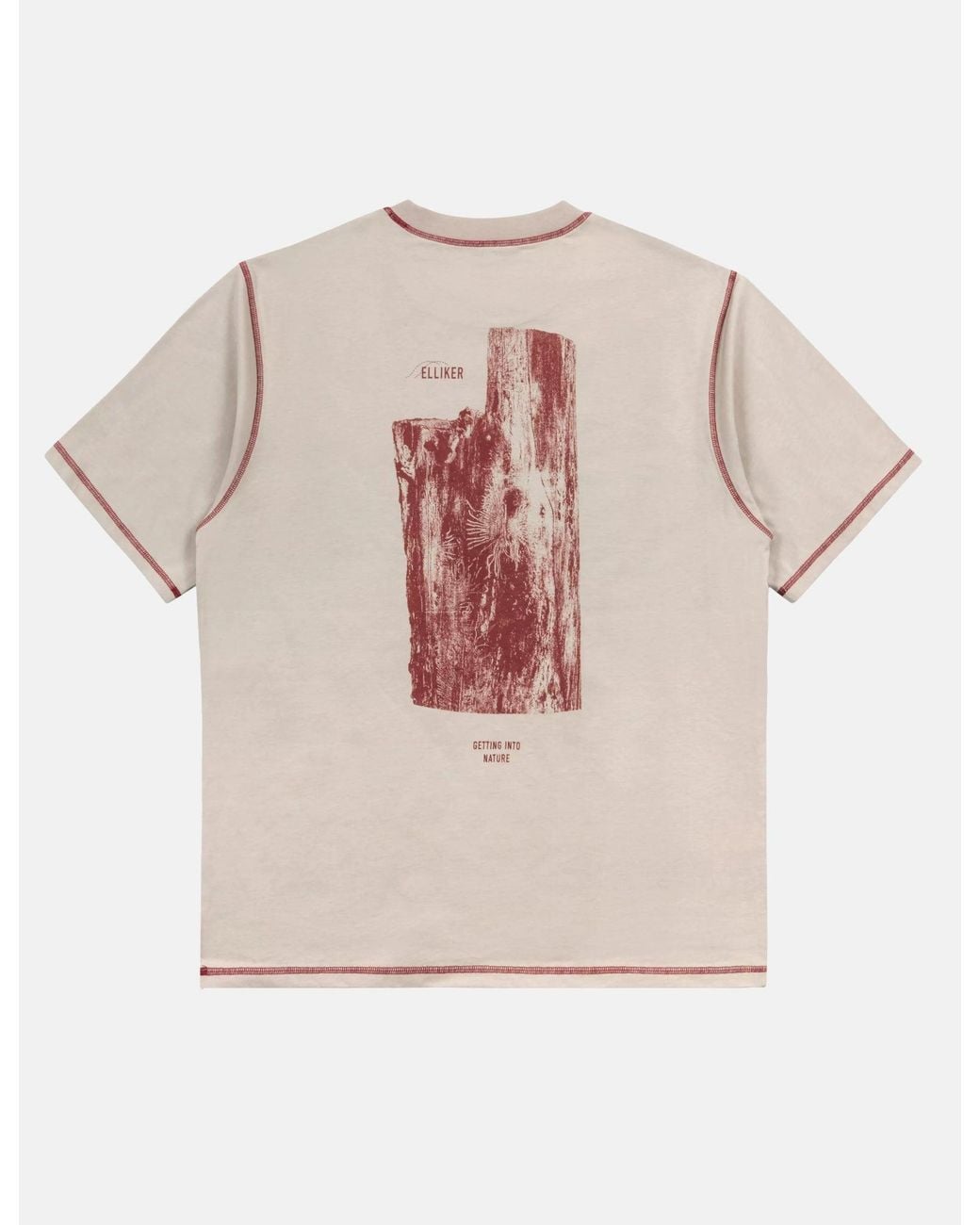 Elliker Natural Rill Bark Beetle Short Sleeve T-Shirt for men