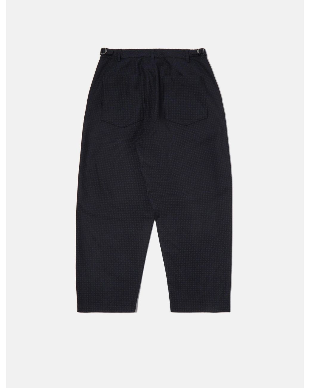 Universal Works Blue Dutch Pant (Dot Print) for men