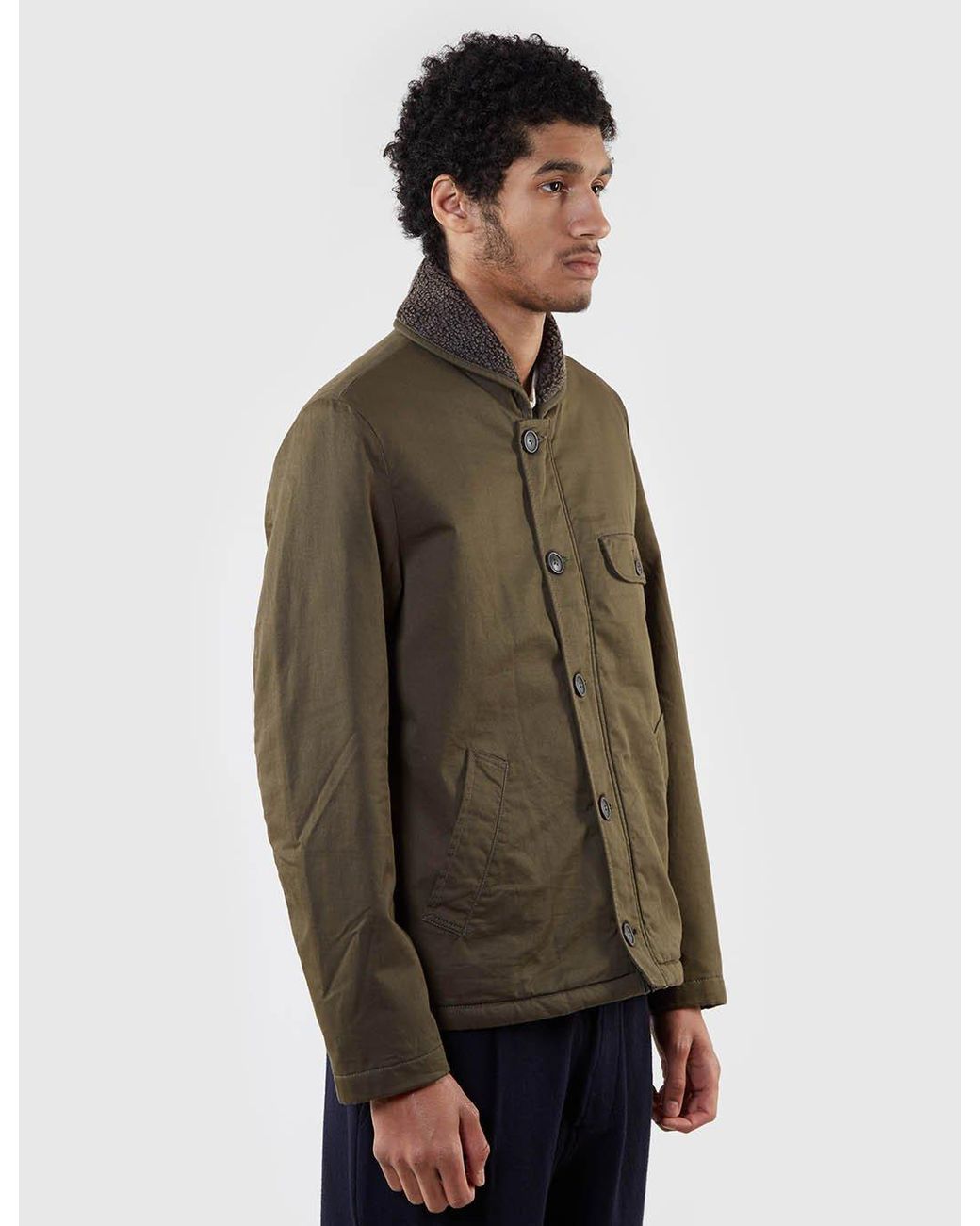 Universal Works Green N1 Military Jacket for men