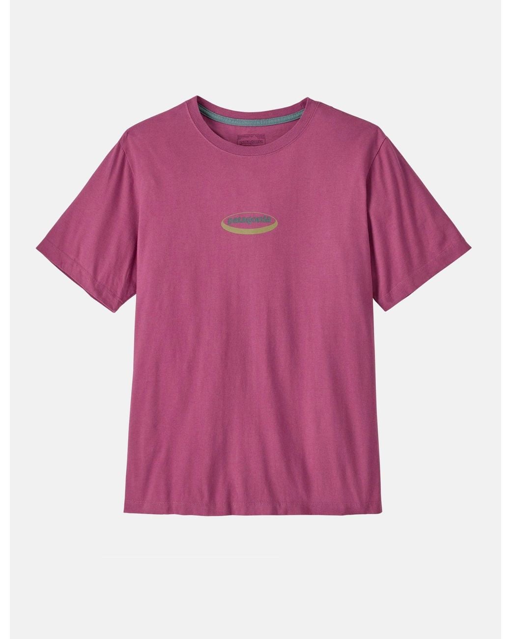 Patagonia Pink '95 Oval Logo T-Shirt for men