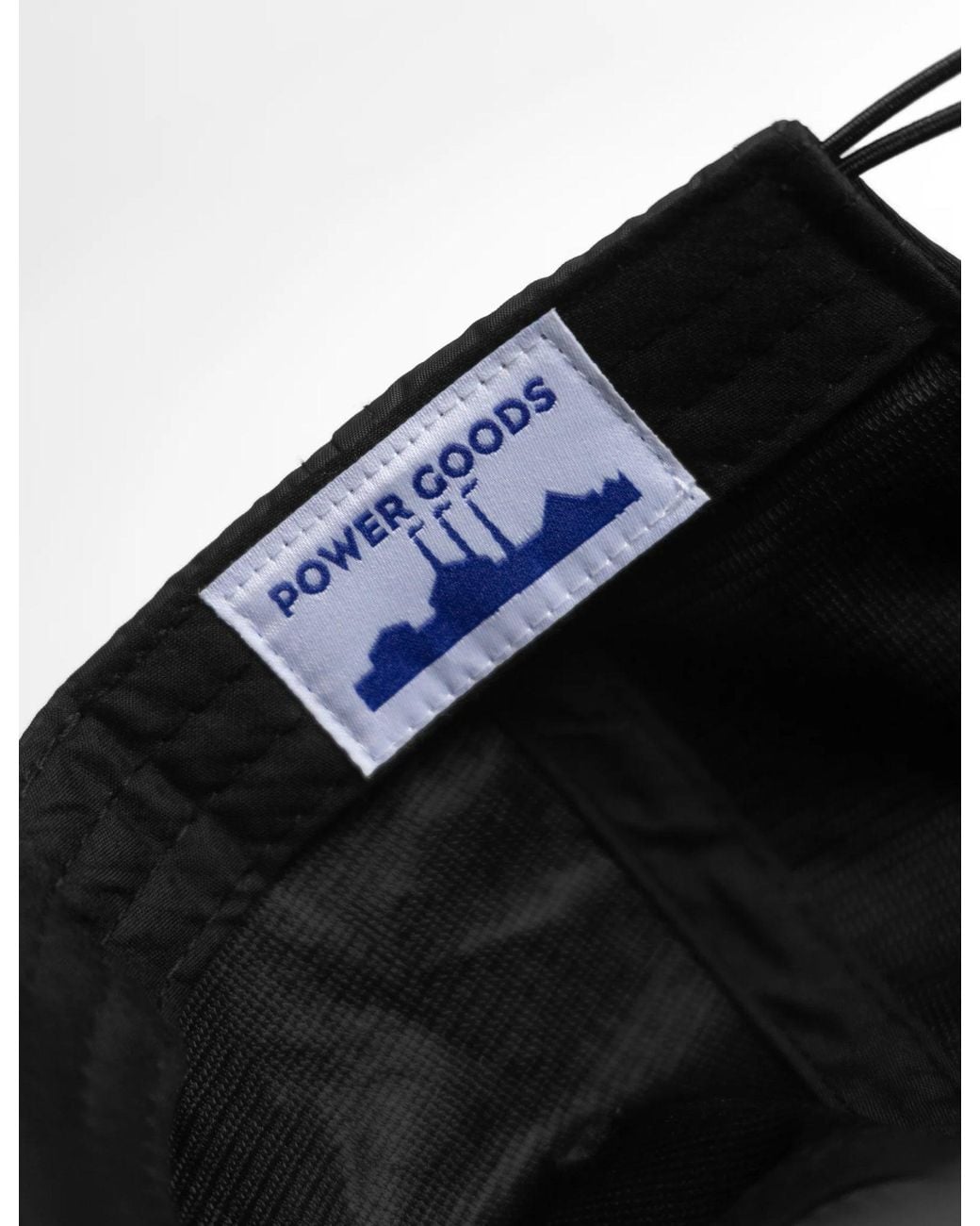 Power Goods Black Nylon Surf Cap for men