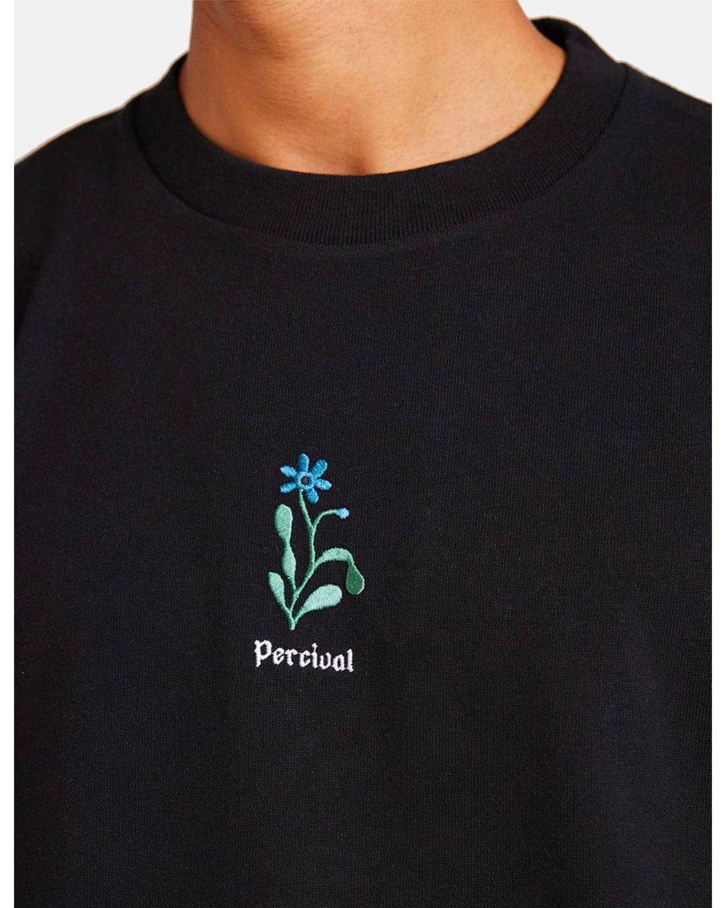 Percival Black X Sophy Hollington P T-Shirt for men