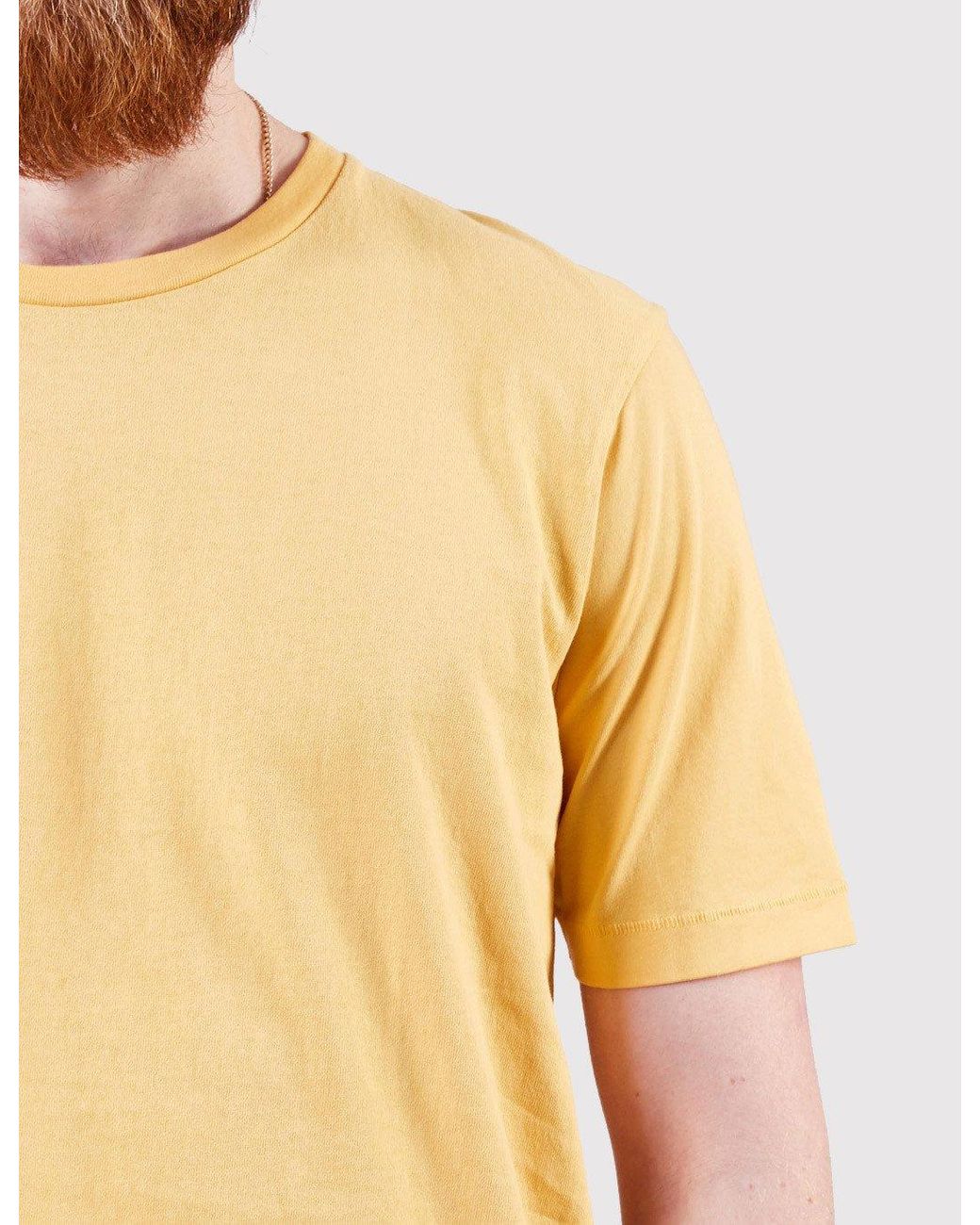 Folk Blue Folk Contrast Sleeve T-Shirt for men