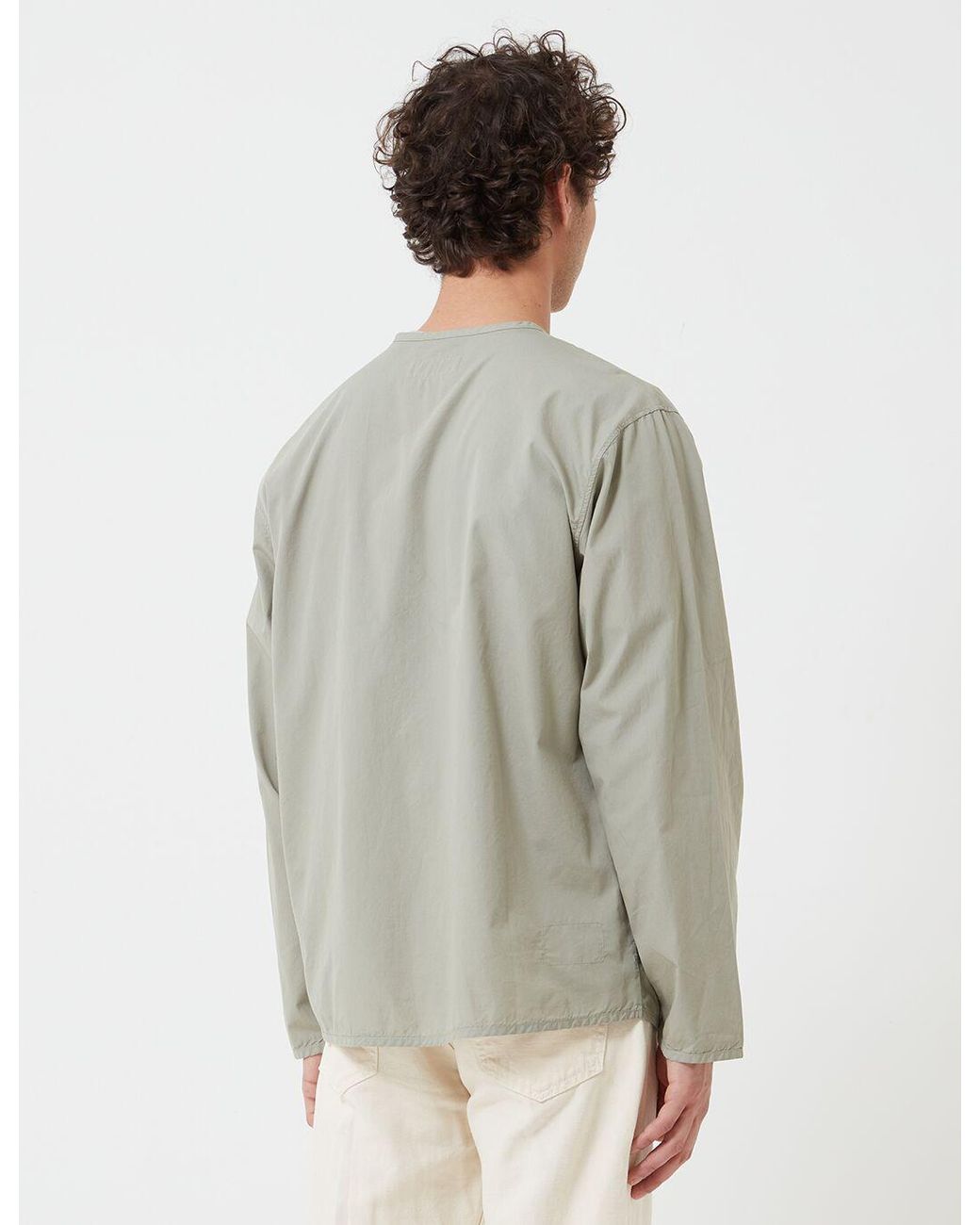 Universal Works Gray Liner Jacket (Poplin) for men