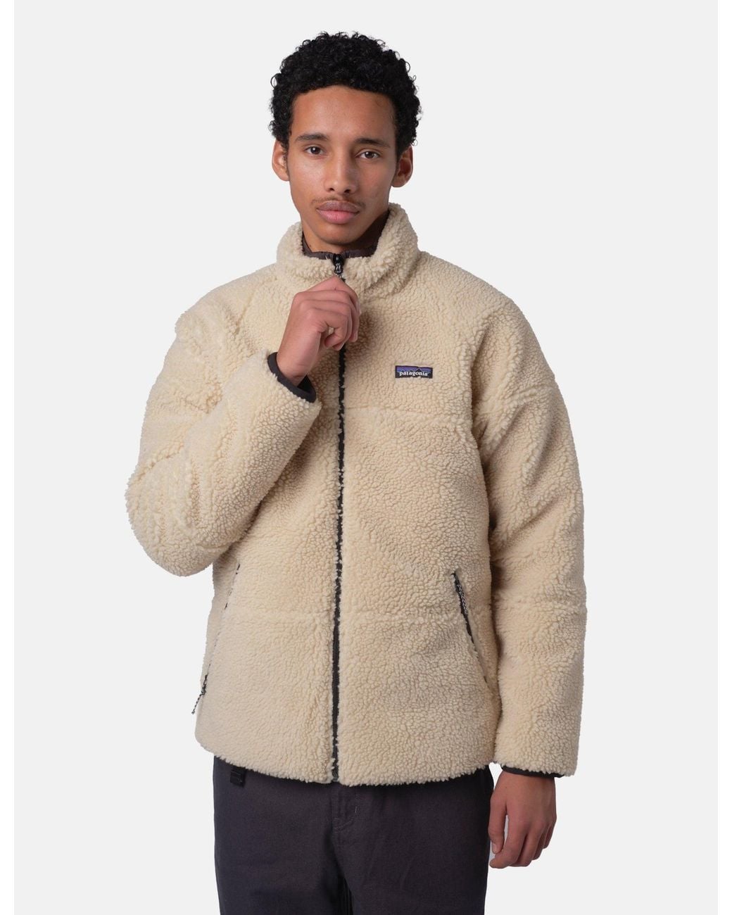 Patagonia Gray Reversible Silent Down Jacket for men