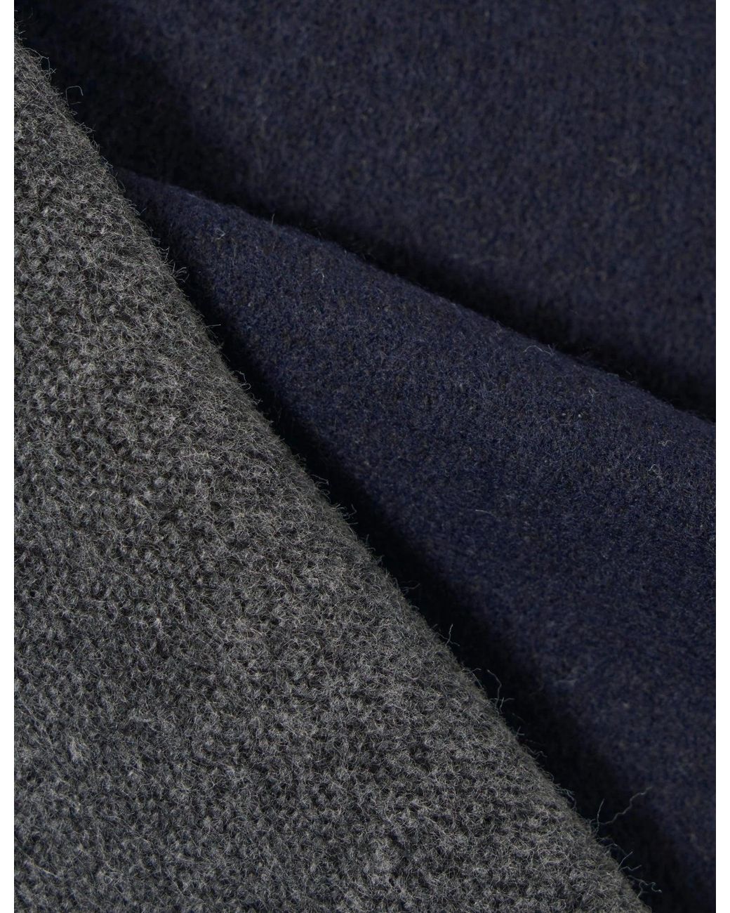 Universal Works Blue Double Sided Scarf for men