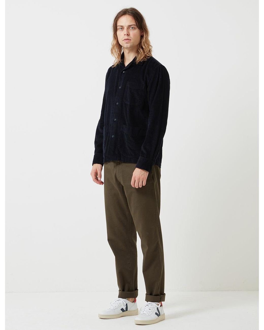 Bellerose Black Golsh Overshirt for men