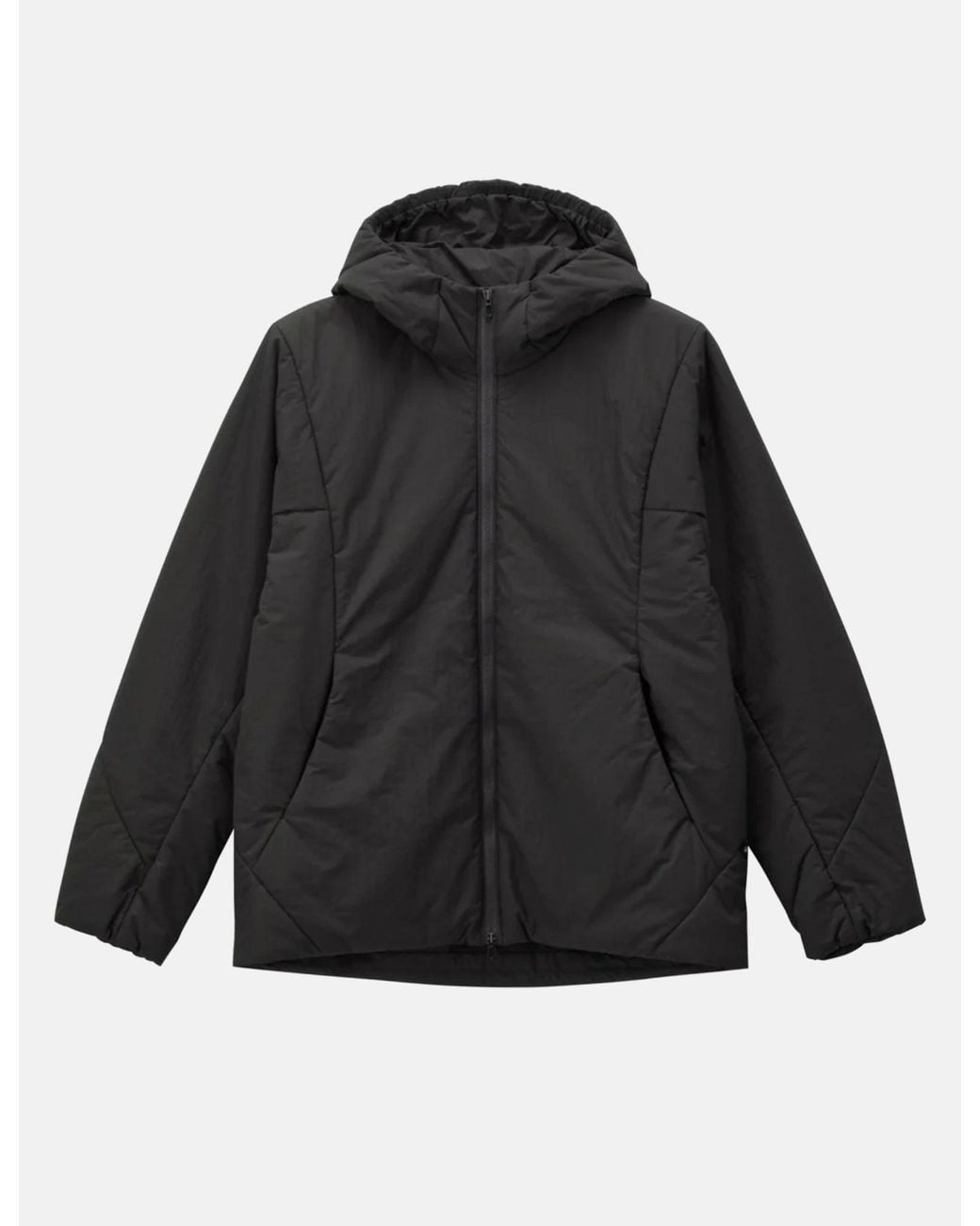 Goldwin Black Tsubai Insulated Hoodie for men