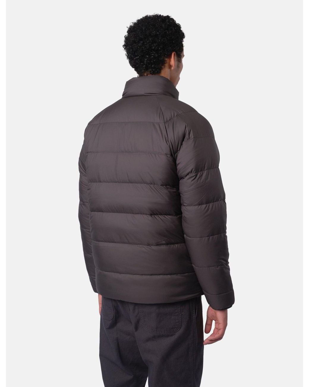 Patagonia Gray Reversible Silent Down Jacket for men