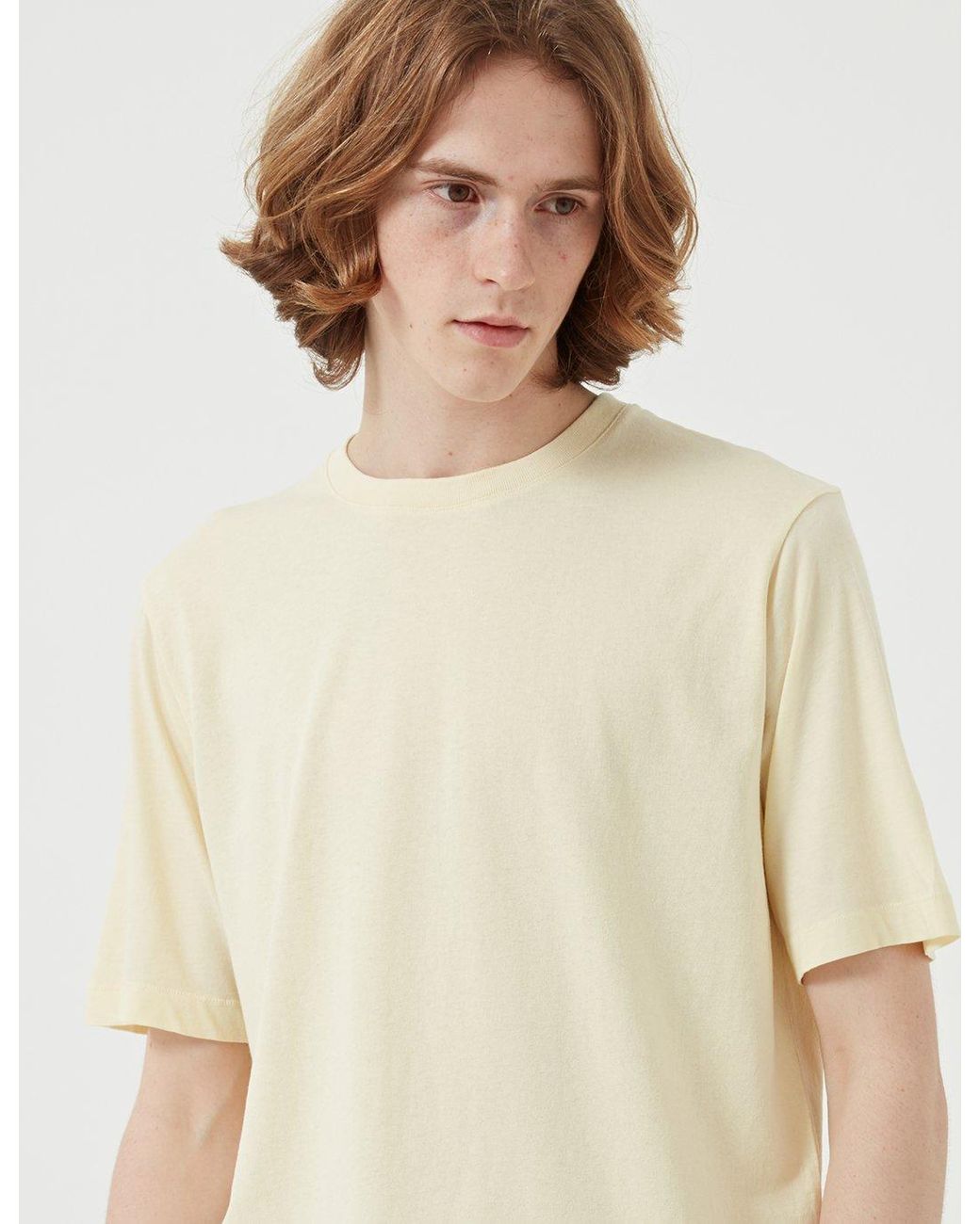 Folk Natural Folk Contrast Sleeve T-Shirt for men