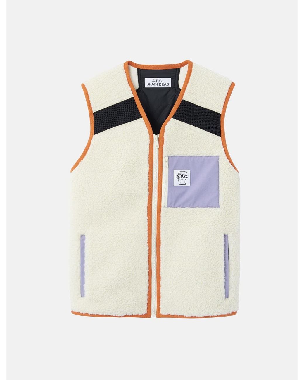 A.P.C. Blue X Brain Dead Jo Gilet for men