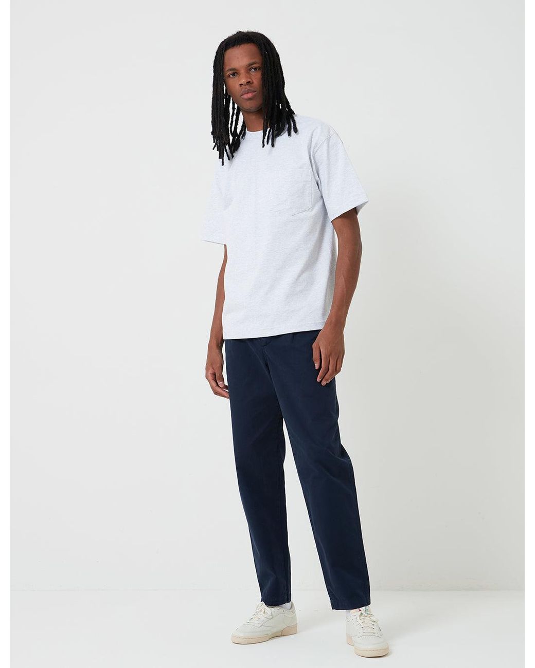 Camber USA White Camber Pocket T-Shirt (8Oz) for men