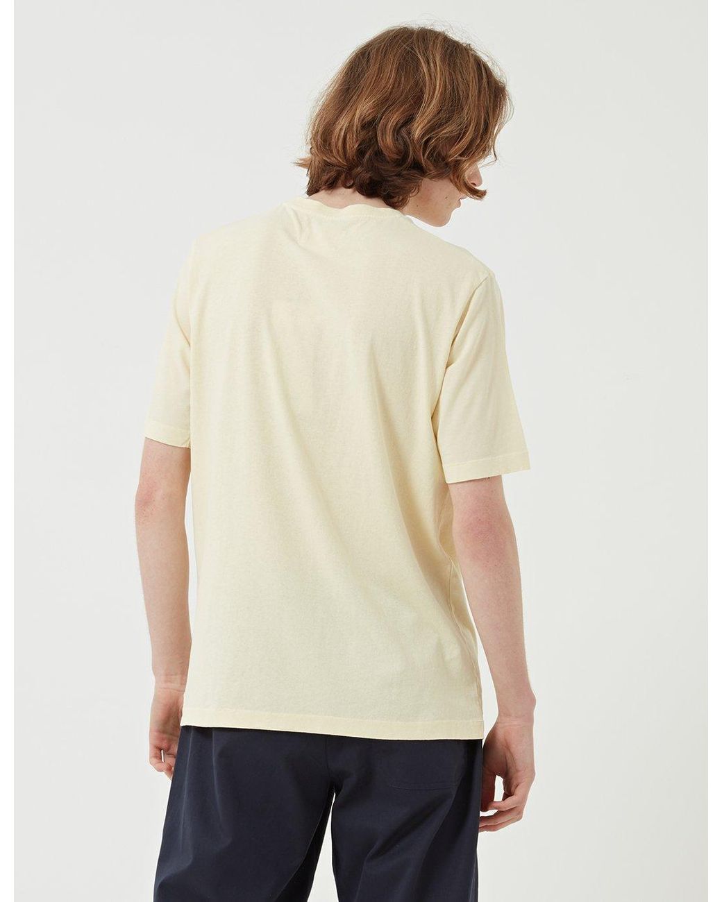 Folk Natural Folk Contrast Sleeve T-Shirt for men