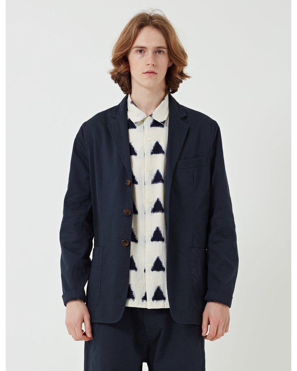 Universal Works Blue London Jacket for men